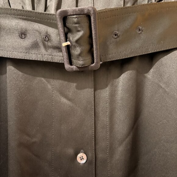 STAUD Millie Satin Belted Maxi Shirtdress NWT - Picture 5 of 8